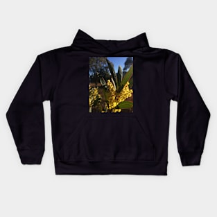 Wattle Flowers Kids Hoodie